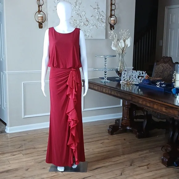 open lace back dress Amazon.com: Betsy & Adam Long Slim One Shoulder Dress | Cold Shoulder  Evening Gown